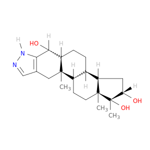 2'h-androst-2-eno[3,2-c]吡唑-4,16,17-三醇,17-甲基-(4β,5α,16β,17β)-