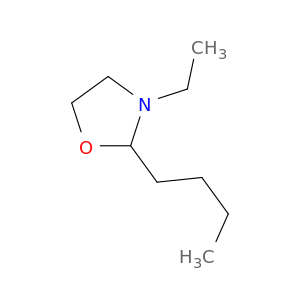 Oxazolidine, 2-butyl-3-ethyl-