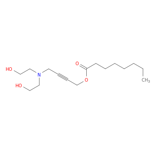 Octanoic acid, 4-[bis(2-hydroxyethyl)amino]-2-butynyl ester