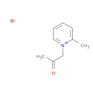 Pyridinium, 2-methyl-1-(2-oxopropyl)-, bromide