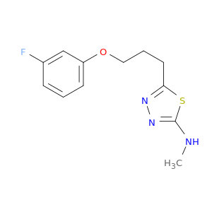 1,3,4-Thiadiazol-2-amine, 5-[3-(3-fluorophenoxy)propyl]-N-methyl-