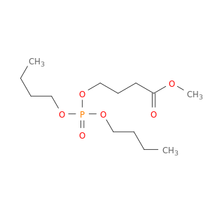 Butanoic acid, 4-[(dibutoxyphosphinyl)oxy]-, methyl ester