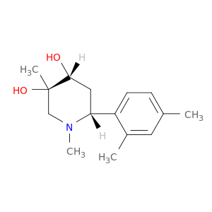 3,4-Piperidinediol,6-(2,4-dimethylphenyl)-1,3-dimethyl-, (3R,4R,6R)-rel-