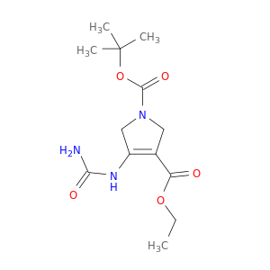 4-脲基-1H-吡咯-1,3（2H，5H）-二羧酸1-叔丁基-3-乙酯