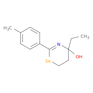 4-ethyl-2-p-tolyl-5,6-dihydro-4h-1,3-selenazin-4-ol