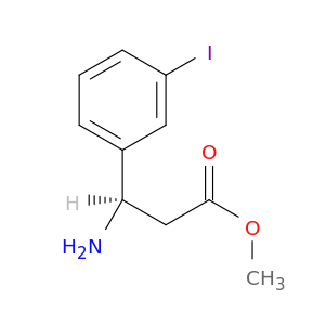 Methyl (3R)-3-amino-3-(3-iodophenyl)propanoate