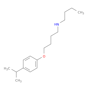 N-butyl-4-(4-propan-2-ylphenoxy)butan-1-amine
