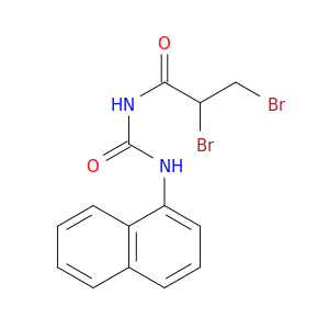 Propanamide, 2,3-dibromo-N-[(1-naphthalenylamino)carbonyl]-