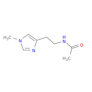 Acetamide, N-[2-(1-methyl-1H-imidazol-4-yl)ethyl]-
