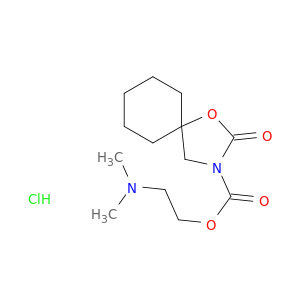 1-Oxa-3-azaspiro[4.5]decane-3-carboxylicacid, 2-oxo-, 2-(dimethylamino)ethyl ester, hydrochloride (1:1)