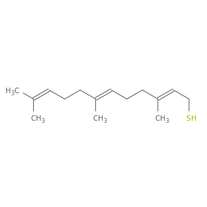 (2E,6E)-3,7,11-三甲基十二烷-2,6,10-三烯-1-硫醇