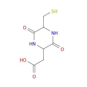 2-Piperazineaceticacid, 5-(mercaptomethyl)-3,6-dioxo-