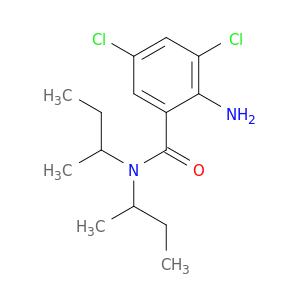 Benzamide, 2-amino-3,5-dichloro-N,N-bis(1-methylpropyl)-