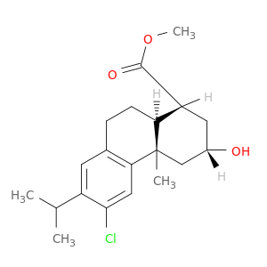 1-Phenanthrenecarboxylicacid, 6-chloro-1,2,3,4,4a,9,10,10a-octahydro-3-hydroxy-1,4a-dimethyl-7-(1-methylethyl)-, [1R-(1a,3a,4ab,10aa)]- (9CI)