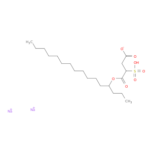 丁二烯酸,2-磺酸,4-十六烷基酯,钠盐(1：2)