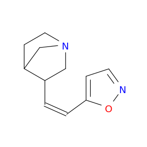 1-Azabicyclo[2.2.1]heptane, 3-[(1Z)-2-(5-isoxazolyl)ethenyl]-