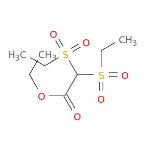 Acetic acid, bis(ethylsulfonyl)-, ethyl ester