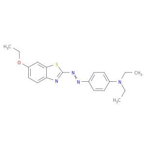 Benzenamine, 4-[(6-ethoxy-2-benzothiazolyl)azo]-N,N-diethyl-