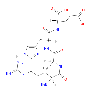 L-Glutamic acid, N-[N-(N-L-arginyl-L-alanyl)-L-histidyl]-