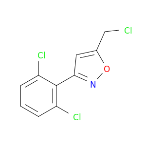 Isoxazole,5-(chloromethyl)-3-(2,6-dichlorophenyl)-