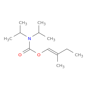 Carbamic acid, bis(1-methylethyl)-, (1E)-2-methyl-1-butenyl ester
