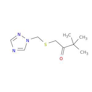 2-Butanone, 3,3-dimethyl-1-[(1H-1,2,4-triazol-1-ylmethyl)thio]-