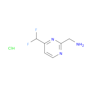 [4-(difluoromethyl)pyrimidin-2-yl]methanamine hydrochloride