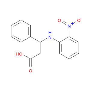 3-[(2-Nitrophenyl)amino]-3-phenylpropanoic acid