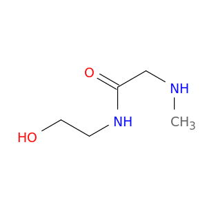 Acetamide, N-(2-hydroxyethyl)-2-(methylamino)-