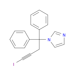 1H-Imidazole, 1-(4-iodo-1,1-diphenyl-3-butynyl)-