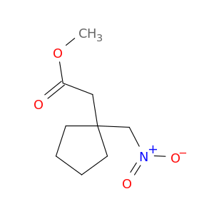 Cyclopentaneacetic acid, 1-(nitromethyl)-, methyl ester