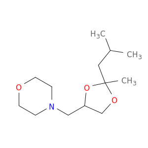 Morpholine, 4-[[2-methyl-2-(2-methylpropyl)-1,3-dioxolan-4-yl]methyl]-