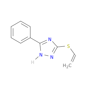 1H-1,2,4-Triazole,5-(ethenylthio)-3-phenyl-