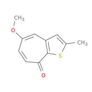 8H-Cyclohepta[b]thiophen-8-one, 5-methoxy-2-methyl-