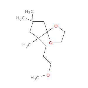 1,4-Dioxaspiro[4.4]nonane, 6-(3-methoxypropyl)-6,8,8-trimethyl-