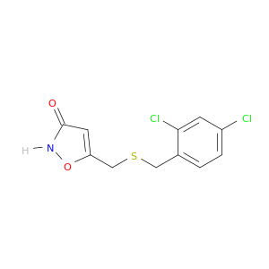 3(2H)-Isoxazolone, 5-[[[(2,4-dichlorophenyl)methyl]thio]methyl]-