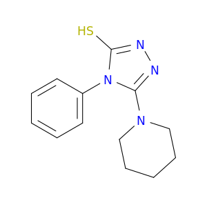 4-苯基-5-哌啶-1-基-4H-1,2,4-三唑-3-硫醇