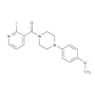 Methanone, (2-fluoro-3-pyridinyl)[4-(4-methoxyphenyl)-1-piperazinyl]-