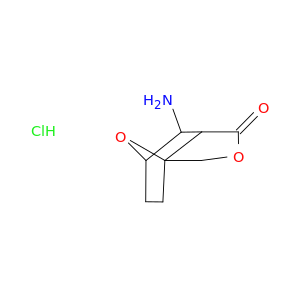 6-amino-3,10-dioxatricyclo[5.2.1.0,1,5]decan-4-one hydrochloride