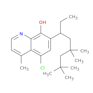 8-Quinolinol, 5-chloro-7-(1-ethyl-3,3,5,5-tetramethylhexyl)-4-methyl-