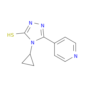 4-环丙基-2,4-二氢-5-(4-吡啶基)-3H-1,2,4-三唑-3-Thione