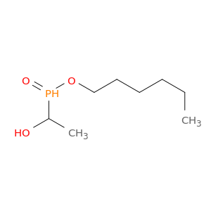 Phosphinic acid, (1-hydroxyethyl)-, hexyl ester