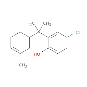 Phenol, 4-chloro-2-[1-methyl-1-(3-methyl-3-cyclohexen-1-yl)ethyl]-