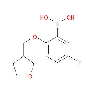 [5-fluoro-2-(oxolan-3-ylmethoxy)phenyl]boronic acid
