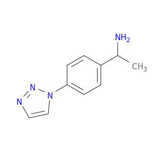 1-[4-(1H-1,2,3-triazol-1-yl)phenyl]ethan-1-amine