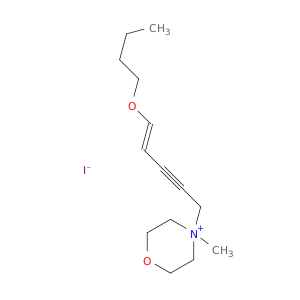 Morpholinium,4-(5-butoxy-4-penten-2-yn-1-yl)-4-methyl-, iodide (1:1)