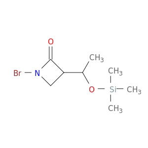 2-Azetidinone, 1-bromo-3-[1-[(trimethylsilyl)oxy]ethyl]-