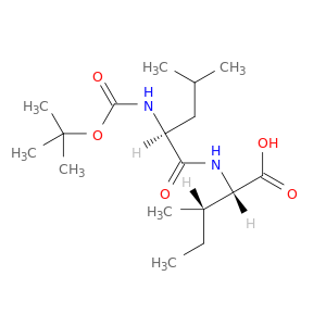 L-Isoleucine, N-[N-[(1,1-dimethylethoxy)carbonyl]-L-leucyl]-