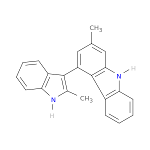 9H-Carbazole, 2-methyl-4-(2-methyl-1H-indol-3-yl)-