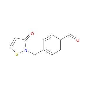 Benzaldehyde, 4-[(3-oxo-2(3H)-isothiazolyl)methyl]-